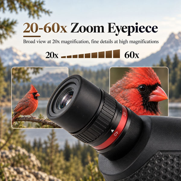 Heron - Spotting Scope - SilentWilds - 20-60x80 - SilentWilds