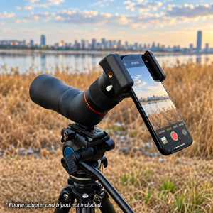 Kingfisher 11-33x56 ED Spotting Scope — Compact and Lightweight, for Bird Watching