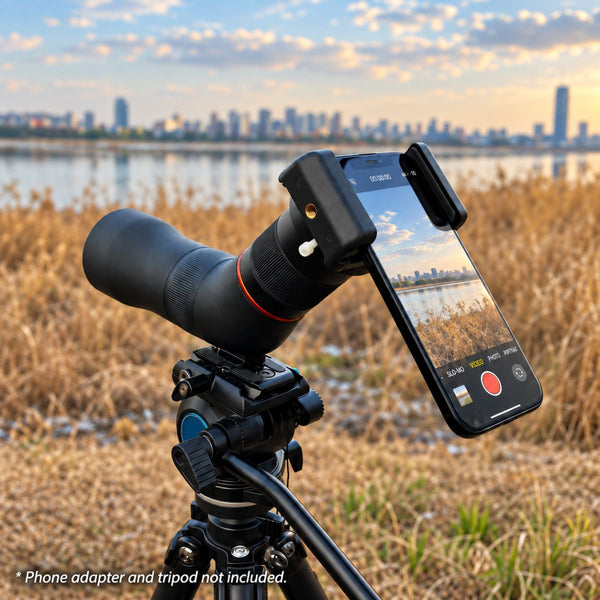 Kingfisher 11-33x56 ED Spotting Scope — Compact and Lightweight, for Bird Watching