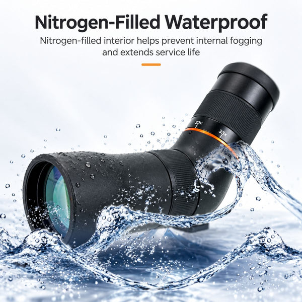 Kingfisher 11-33x56 ED Spotting Scope — Compact and Lightweight, for Bird Watching