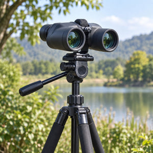 Heavy-Duty Aluminum Tripod 67 in with Pan Head — 26 mm Legs, for Spotting Scopes and Binoculars